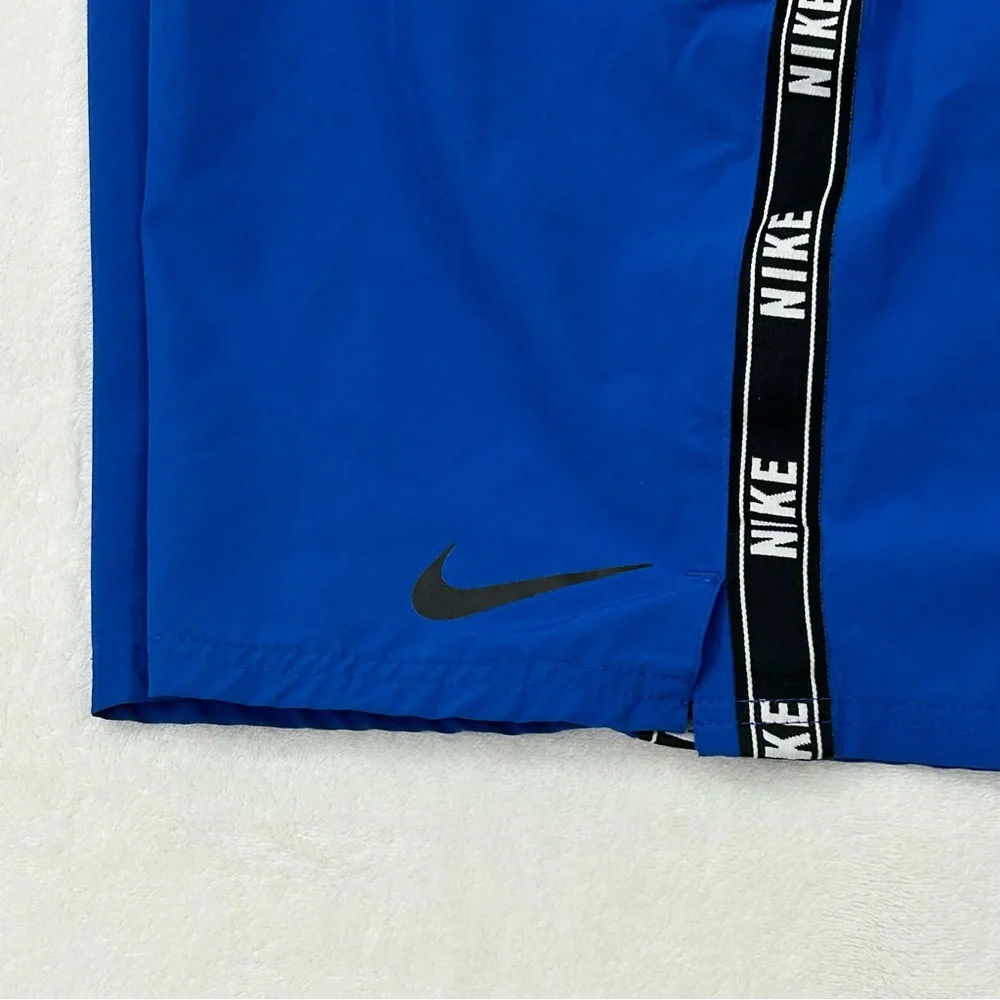Nike Activewear Athletic Blue Hybrid Swim Trunks Mesh Lined Board Shorts Mens XL